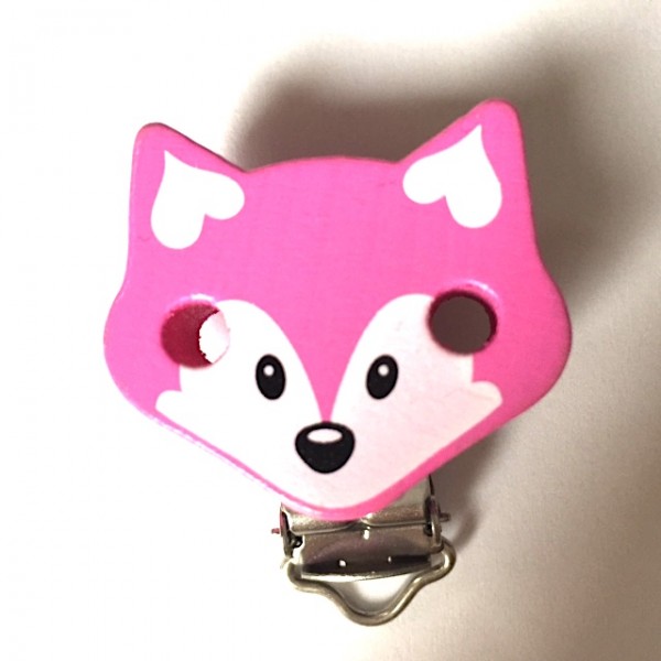 Sale Formclip Fuchs pink/weiß