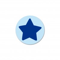 SALE Motivperle Sternchen-Scheibe horizontal aqua/marine SALE Motivperle Sternchen-Scheibe horizontal aqua/marine