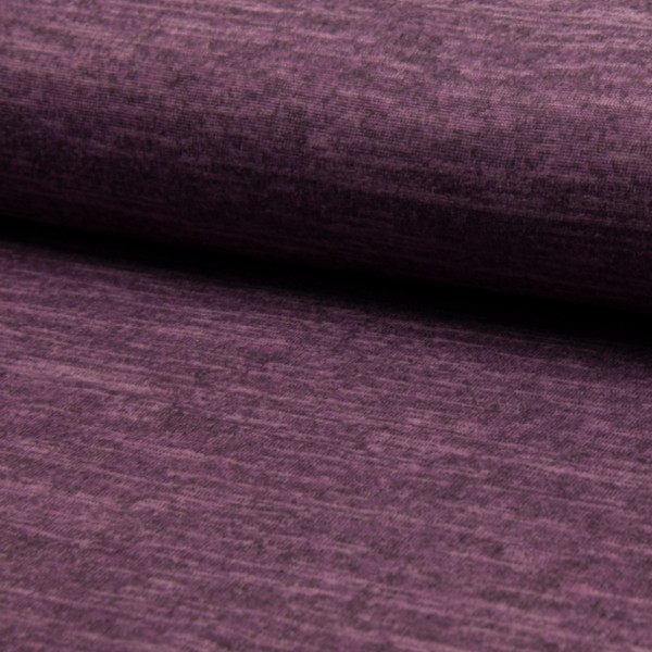 melierter Strickjersey violett