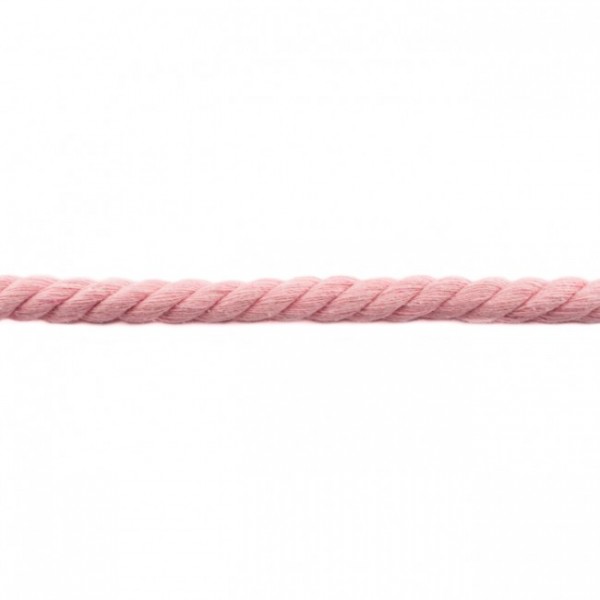 gedrehte Maxi-Kordel 12 mm uni rosa