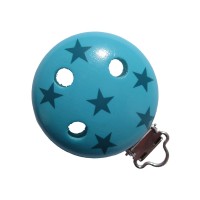 SALE Motivclip I Sternchen helltürkis/petrol SALE Motivclip I Sternchen helltürkis/petrol