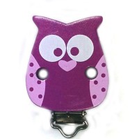 SALE Formclip Eule violett/babyrosa SALE Formclip Eule violett/babyrosa