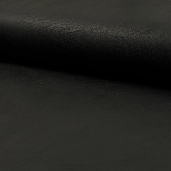 Reststück 20cm Lederjerseyimitat schwarz