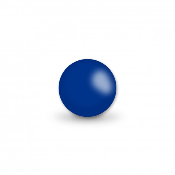 Uniperlen 10 mm dunkelblau
