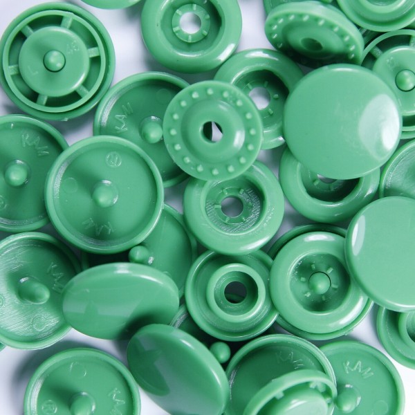 Kam Snaps, uni 50er-Set mittlgrün