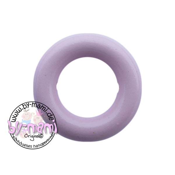 Sale Holzring 36 mm mit Bohrung babyrosa