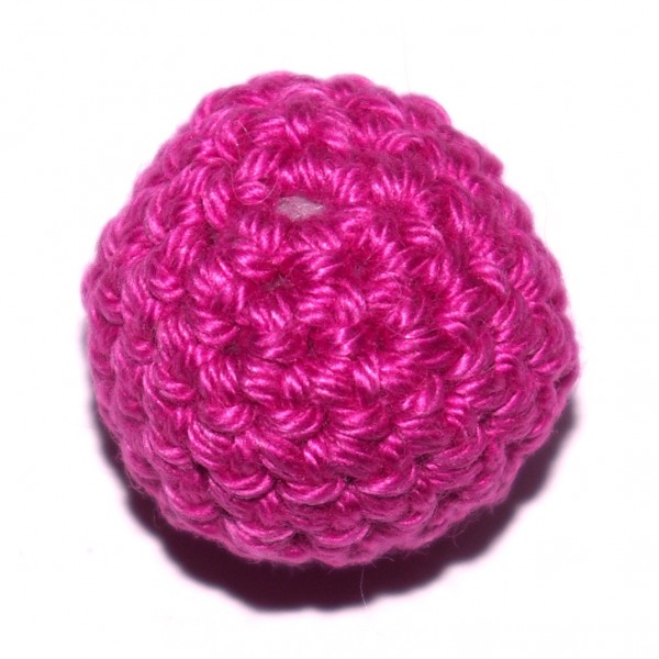 DEAL Häkelkugel mit Wattefüllung pink