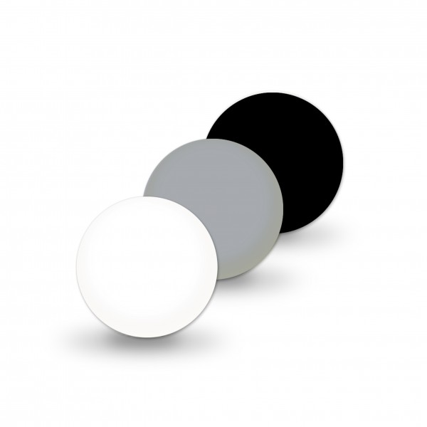 Uniperlen 10 mm grau-mix