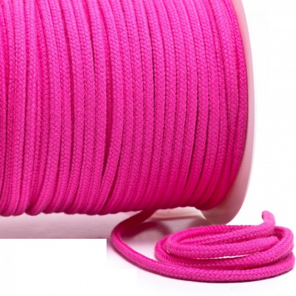 Kordel 100% Baumwolle 6 mm pink