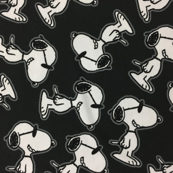 Baumwolljersey Snoopy Sunglasses anthrazit