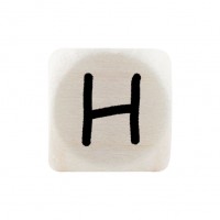 Premiumbuchstabe 10 mm schwarz H Premiumbuchstabe 10 mm schwarz H