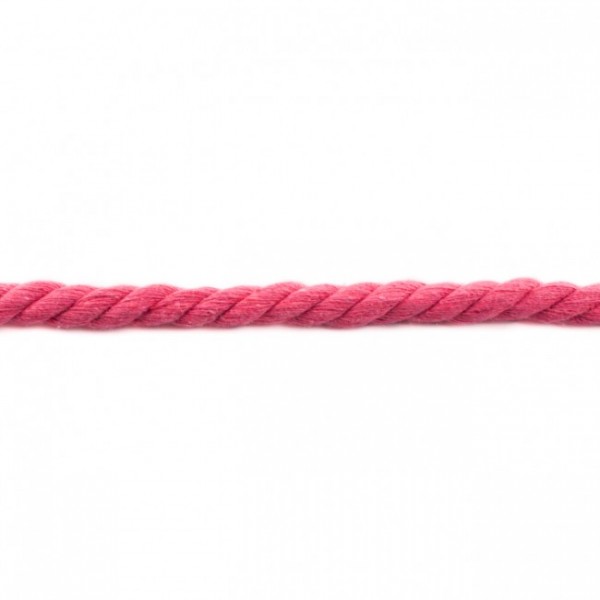 gedrehte Maxi-Kordel 12 mm uni pink