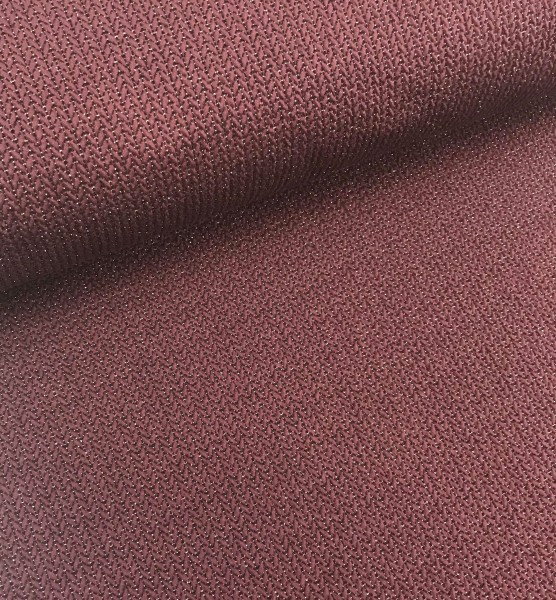 Jacquardjersey Big Knit Glam bordeaux/schwarz by Albstoffe und Hamburger Liebe