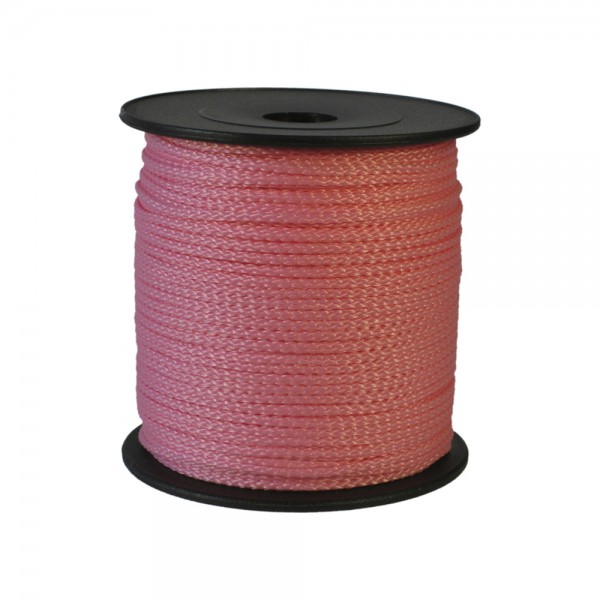 100 m Schnurrolle, 1,5 mm Durchmesser, rosa